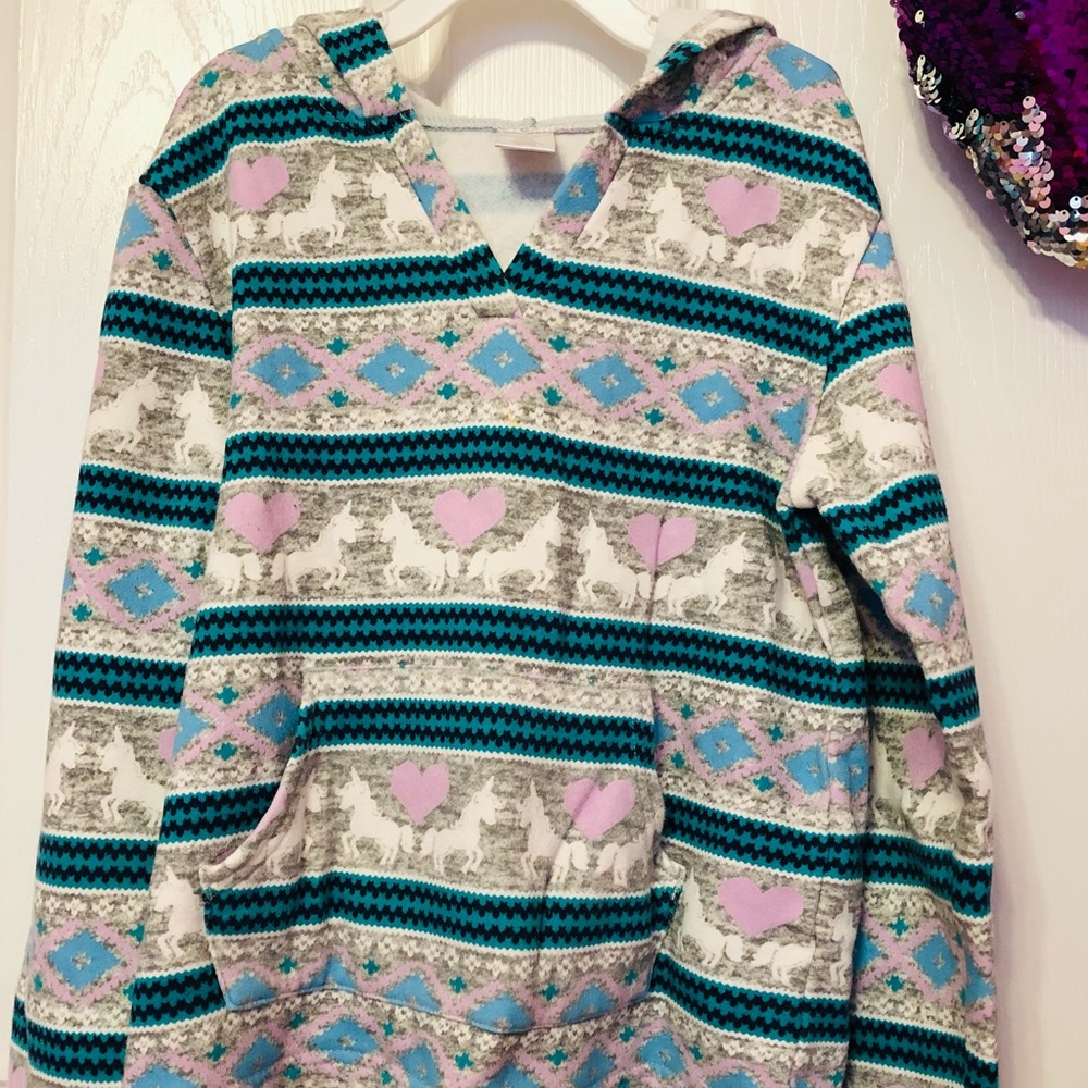 Gymboree Girls Unicorn Hoodies